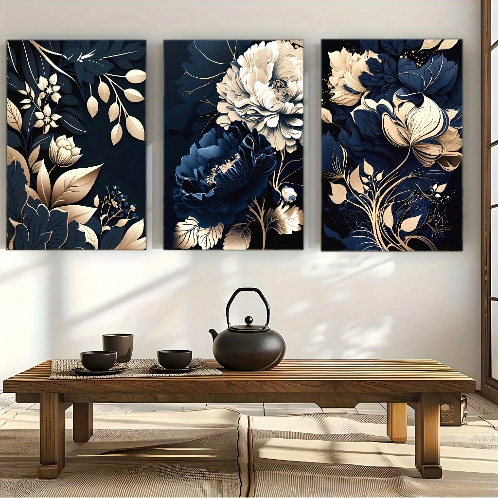 مجموعة من 3 لوحات فنية جدارية  - مراجعة Canvas Wrap Ready وسعره