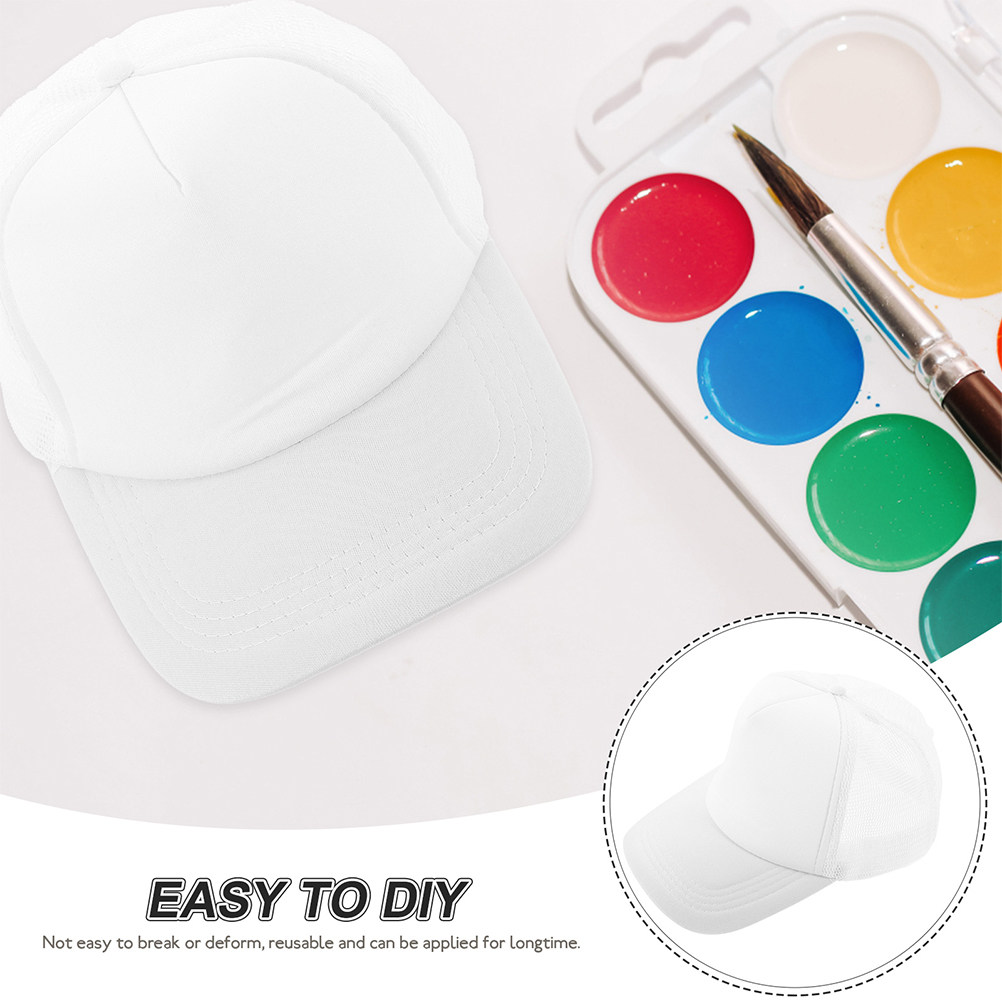 5 قطع من قبعات البيسبول الشبكي - مراجعة Hat Sublimation Blank وسعره